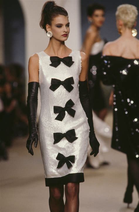 chanel model 80's|best Karl Lagerfeld dresses linda.